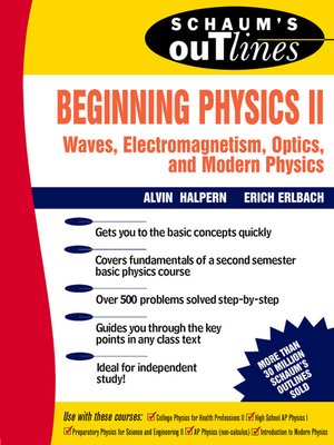 cover image of Schaum's Outline of Preparatory Physics II